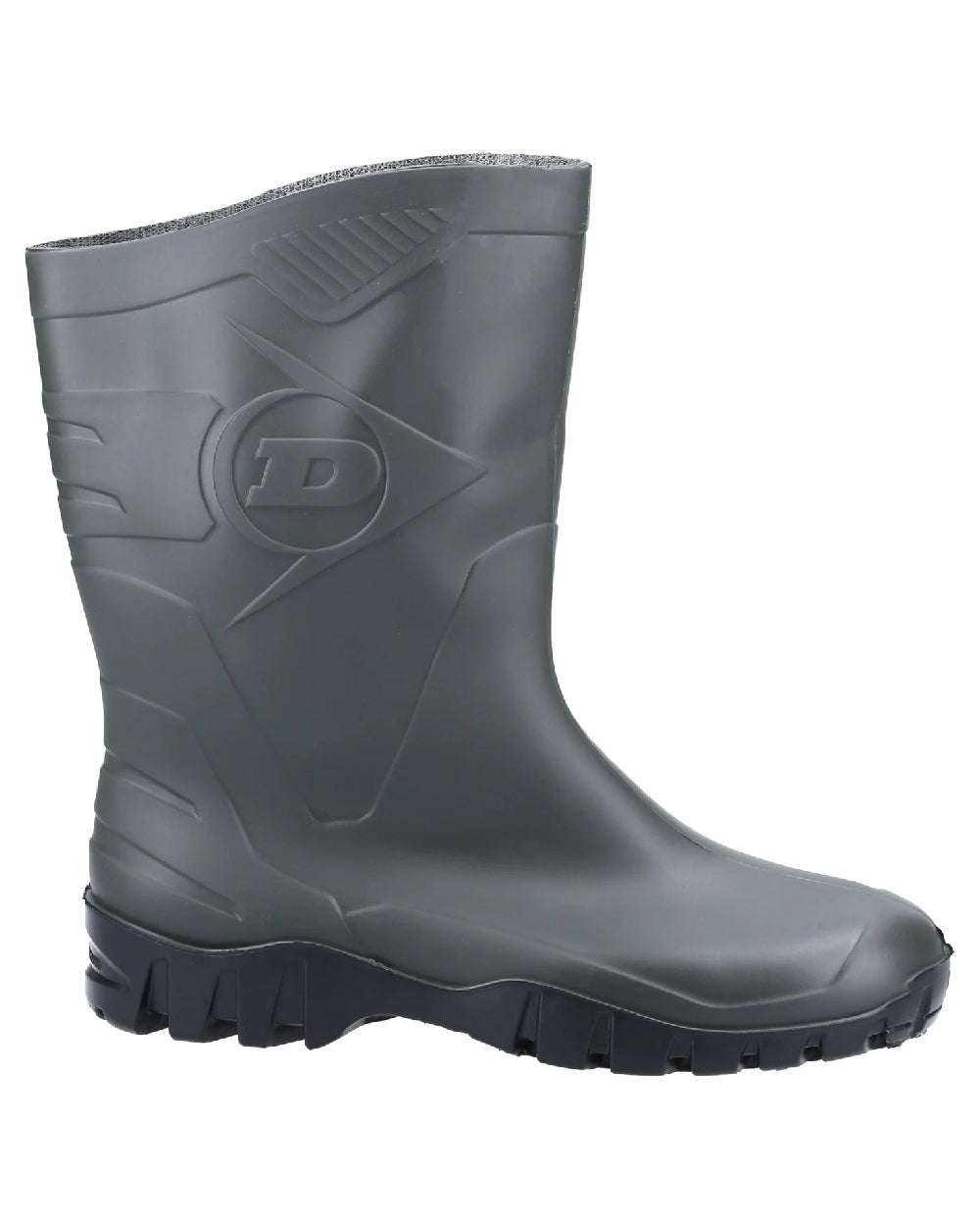 Dunlop Dee Calf Length Waterproof Rain Boots for Women - Comfortable Rubber Wellington Boots for Gardening, Farming & Outdoor Activities