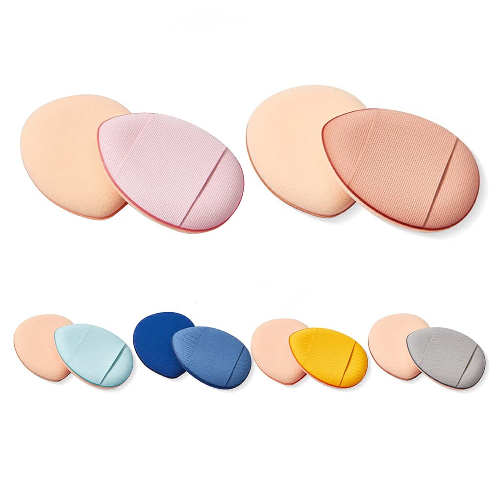 Professional Makeup Sponge & Powder Puff - Universal Concealer Blender for Foundation, Contouring & Setting Powder | Ideal for Home, Travel & Professional Use | Soft & Durable Yellow Cosmetic Sponge