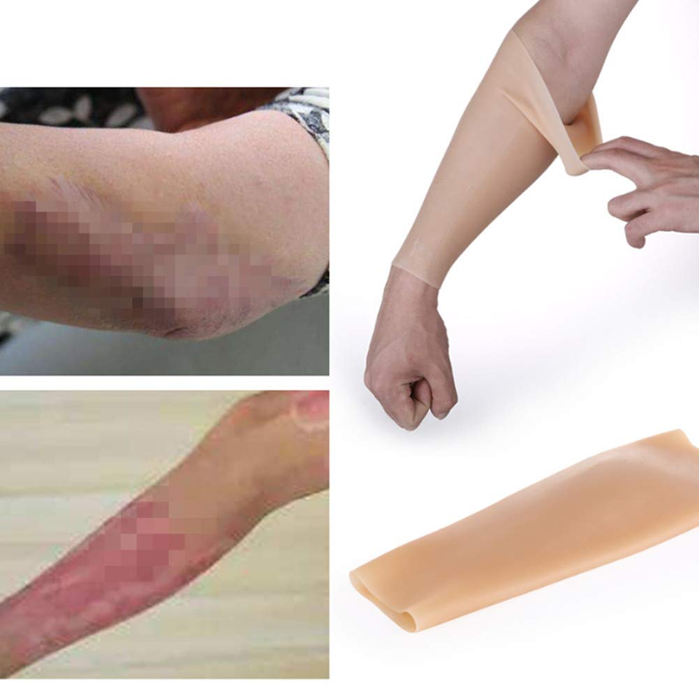 Realistic Silicone Calf Enhancer for Thin or Crooked Legs - Scar Cover Sleeves for Arms & Legs - Perfect for Cosplay, Costumes & Confidence Boosting