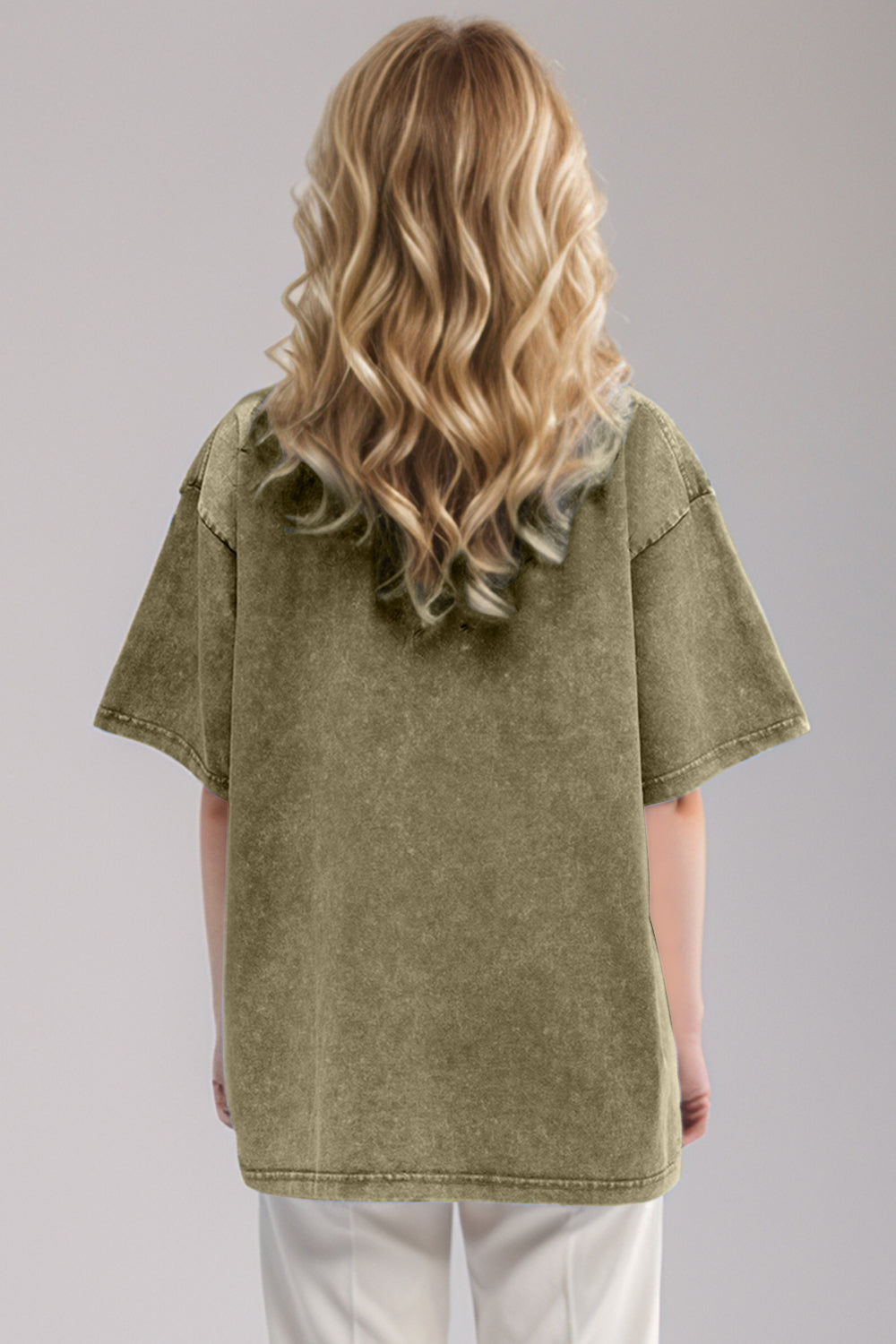 Basic Bae Round Neck Half Sleeve T-Shirt for Women | Casual Cotton Tee | Perfect for Everyday Wear, Outings & Layering
