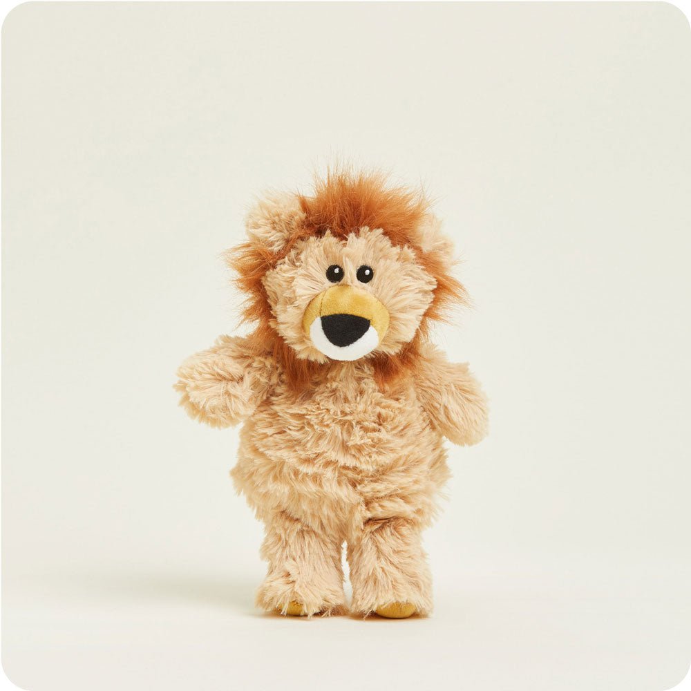 Lion Warmies Junior - Soft Plush Microwaveable Stuffed Animal for Kids | Perfect for Bedtime, Relaxation & Comfort Gifts
