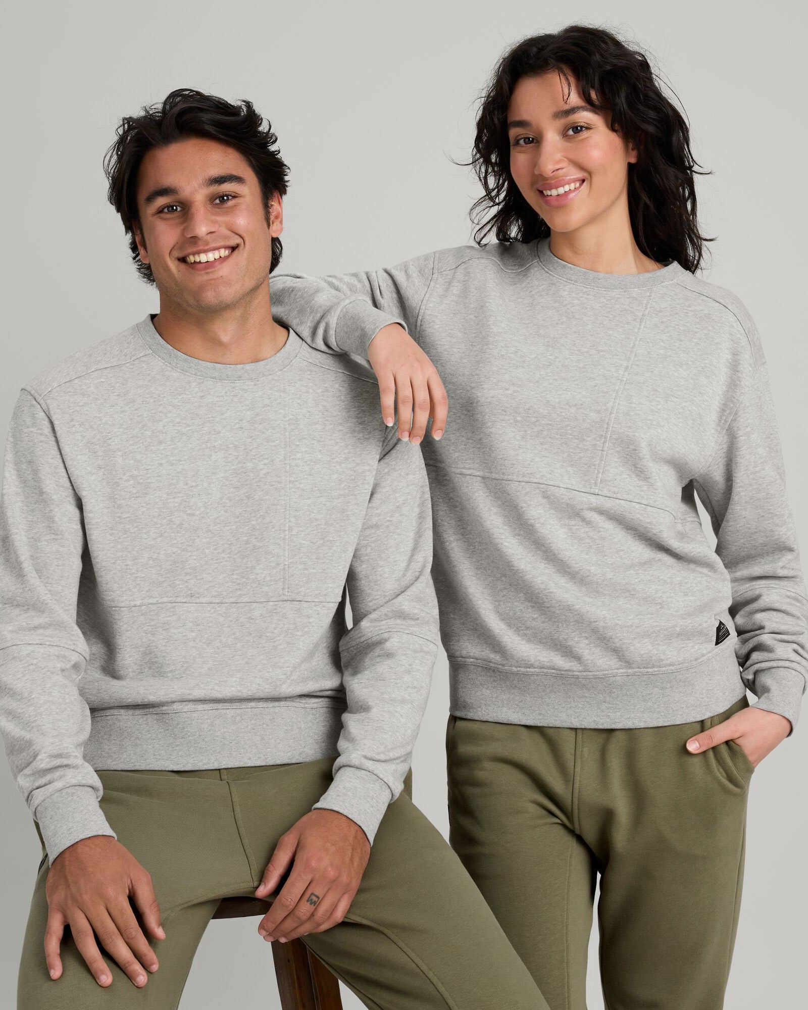 ANY Time Sweats LT Unisex Sweater - Light Grey Marle | Comfortable Casual Wear for Men & Women | Perfect for Lounge, Travel & Everyday Use