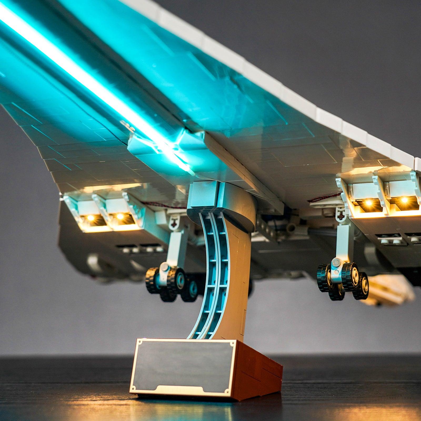 LED Lights Kit for Lego Concorde Icons 10318 - Enhance Your Model with Realistic Lighting Effects | Perfect for Display & Nighttime Play