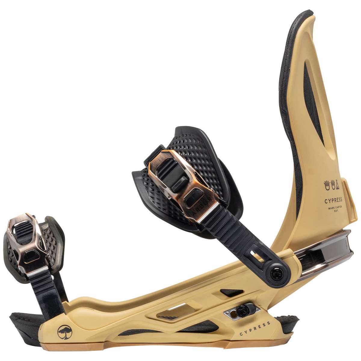 Arbor Cypress Snowboard Bindings 2024 - Premium All-Mountain Snowboard Bindings for Men & Women - Perfect for Freeride, Powder & Park Riding