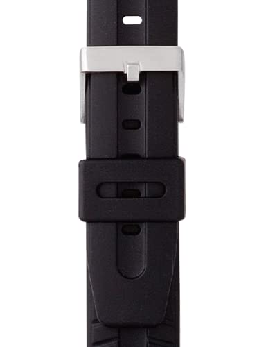 Bora Rubber Watch Band with Stainless Steel Buckle - Durable & Comfortable Replacement Strap for Smartwatches & Sports Watches - Perfect for Swimming, Running & Outdoor Activities