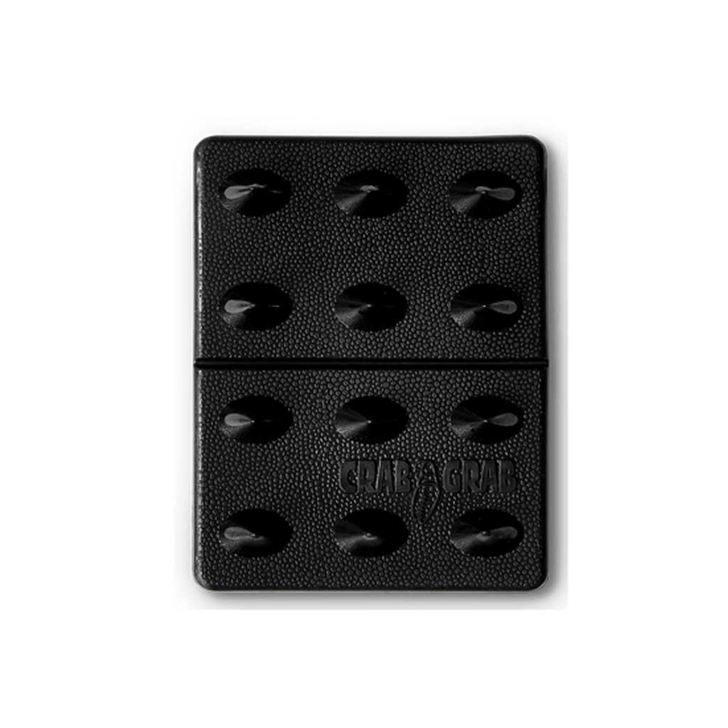 Crab Grab Mini Shark Teeth Stomp Pad - Black | Non-Slip Snowboard Traction Pad for Enhanced Grip & Control | Perfect for Snowboarding, Surfing & Skateboarding