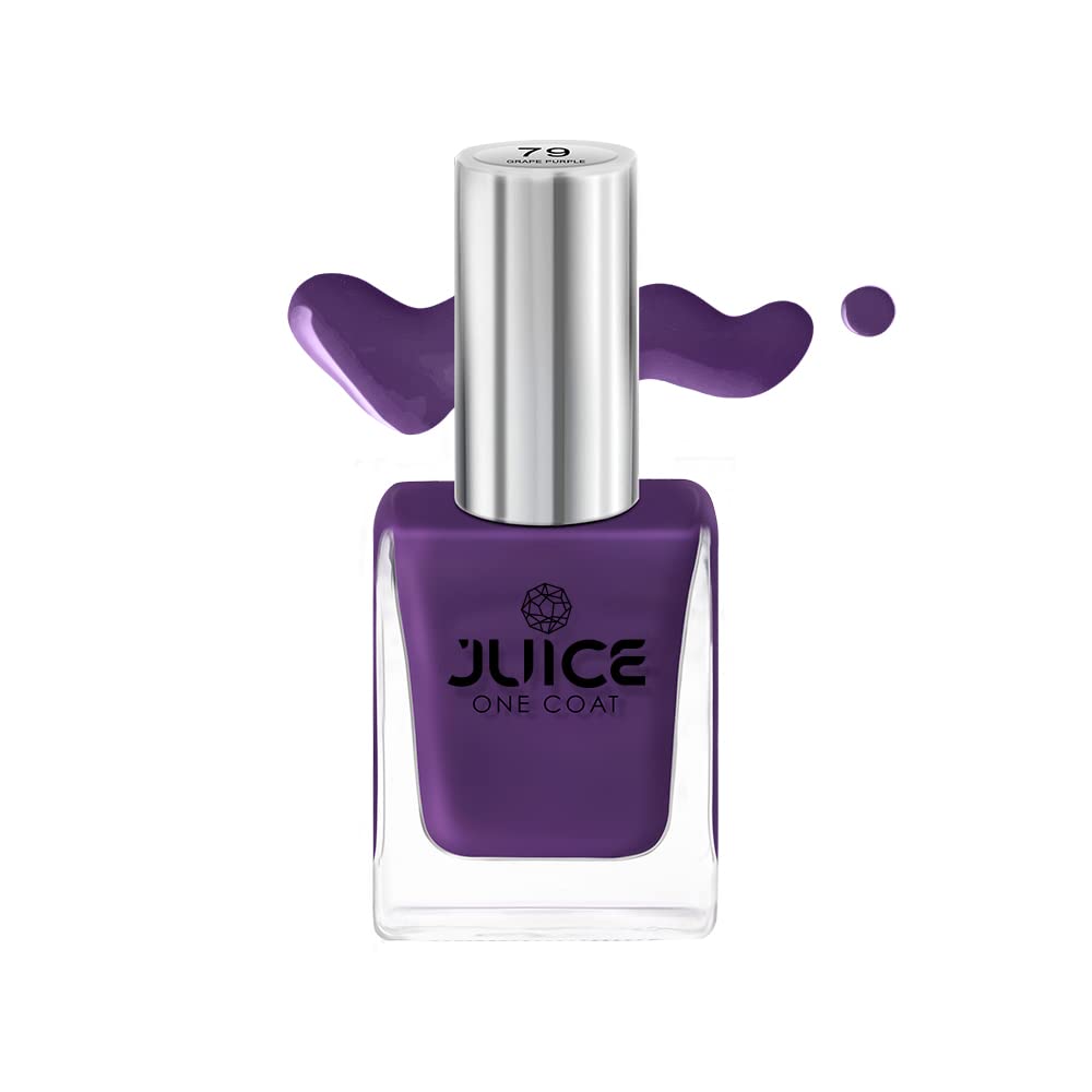 JUICE 3-in-1 Quick Dry Long Lasting Nail Polish Set - Chip Resistant, High Gloss Gel Finish with F&D Approved Colors - Perfect for Salon, Home Manicures & Special Occasions