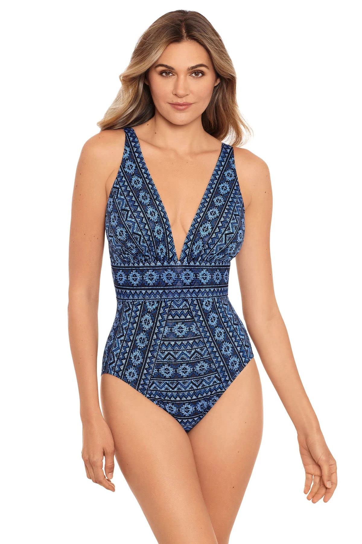 Miraclesuit Women's One Piece Swimsuit - Tummy Control, No Static, Soft Cup Swimwear for Women | Perfect for Pool, Beach & Vacation