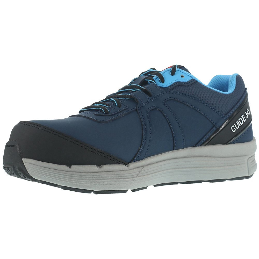 Reebok RB351 Men's Steel Toe Work Shoes - Black Safety Trainer for Construction & Industrial Work