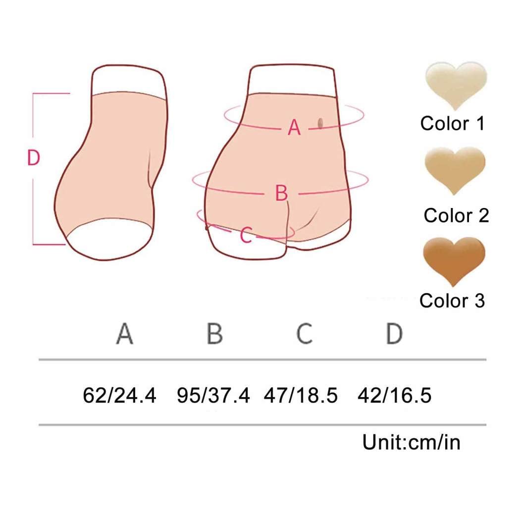 Best Silicone Butt Lifter Panties - Shapewear Control Shorts for Women, Fake Vagina Padded Enhancer Underwear | Perfect for Body Shaping, Cosplay & Confidence Boost