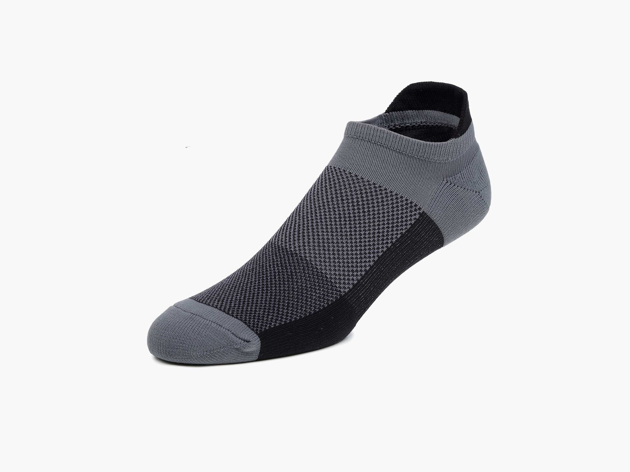 Men's Athletic Low-Top Sneakers - Black & Grey Casual Running Shoes for Gym, Workout & Everyday Wear