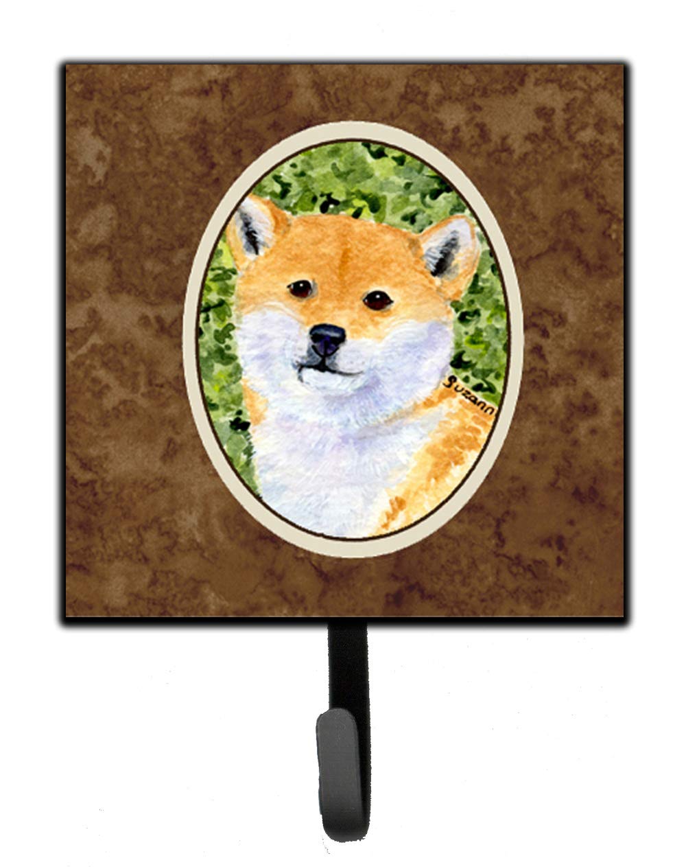 Shiba Inu Wall Hook Organizer - Decorative Key Holder & Coat Rack for Keys, Leashes, Towels, Aprons | Perfect for Entryway, Kitchen, Bathroom & Pet Area Organization