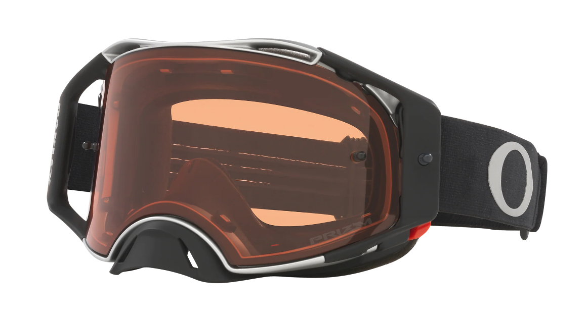 Oakley Airbrake MX Goggles with Prizm Bronze Lens - Dirt Bike & Motocross Riding Sunglasses for Enhanced Visibility & Protection