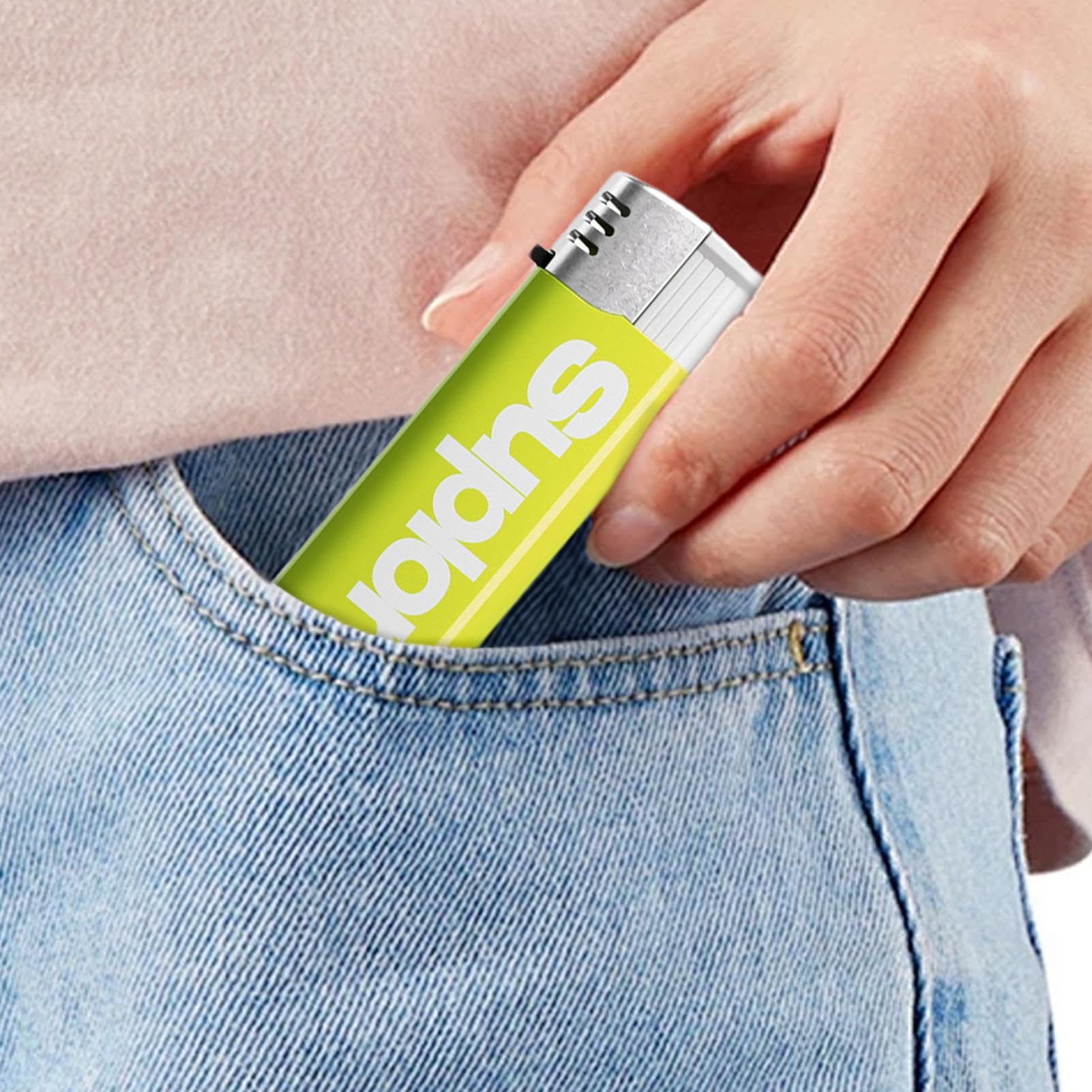 Water Shooting Lighter - Fun Water Gun Prank Tool for Beach Parties, Outdoor Games & Summer Water Fights - Refillable Water Spray Lighter for Hilarious Splash Pranks