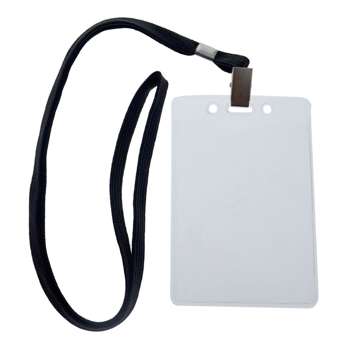 10 Pack 3x4 Name Badge with Lanyard - Clear Plastic Event Badge Sleeve - for Conferences & Meetings