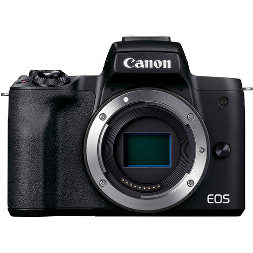 Canon EOS M50 Mark II Mirrorless Digital Camera Body Only (Black) - Perfect for Vlogging, Travel Photography & Content Creation