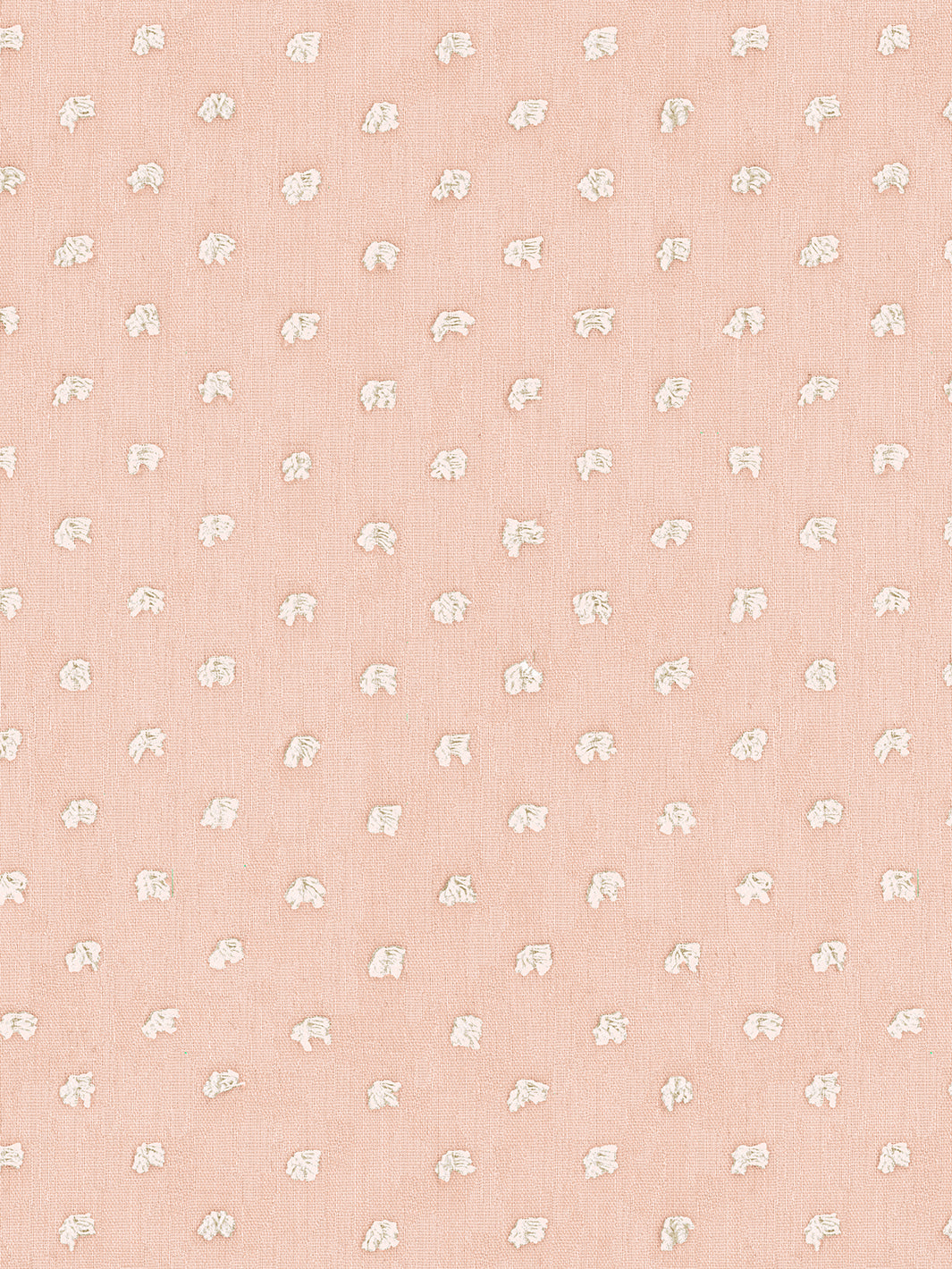 Sarah Jessica Parker Dotted Swiss Wallpaper - Elegant Buff Floral Design for Living Room & Bedroom Decor