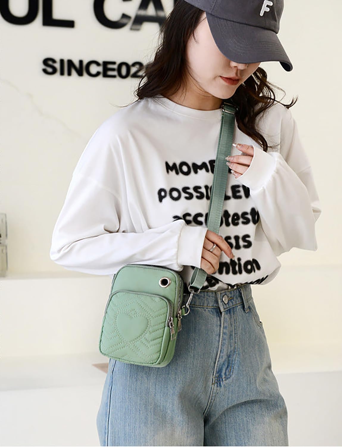 SYGA Women's Crossbody Phone Bag - Small Shoulder Purse for Phone, Wallet & Coins | Perfect for Travel, Shopping & Everyday Use