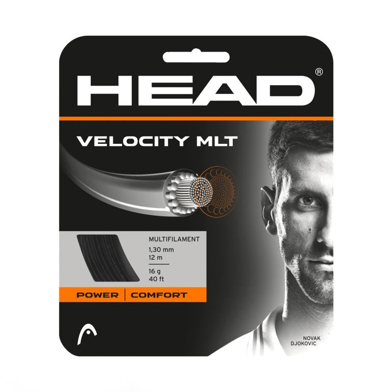 Head Velocity MLT Tennis String - High-Performance Multifilament for Power & Comfort | Perfect for Competitive Play & Training