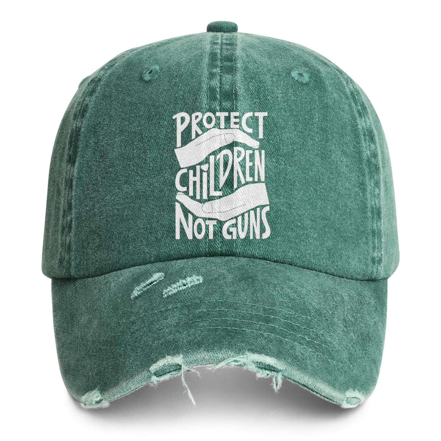End Gun Violence Baseball Cap - Adjustable Unisex Hat for Men & Women - Protect Children Not Guns - Perfect for Protests, Rallies & Awareness Events
