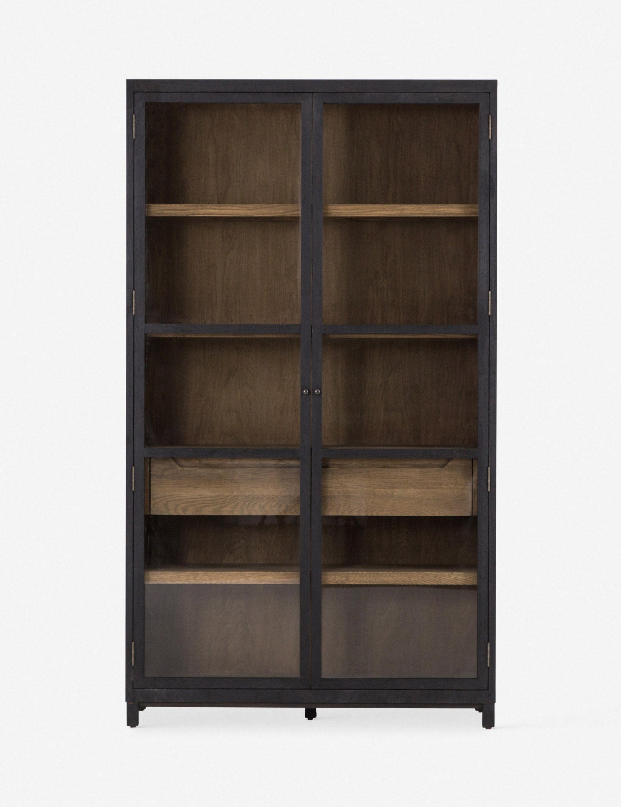 Stylish Carly Curio Cabinet - Glass Display Case for Collectibles & Home Decor - Perfect for Living Room, Dining Room, or Office Showcase