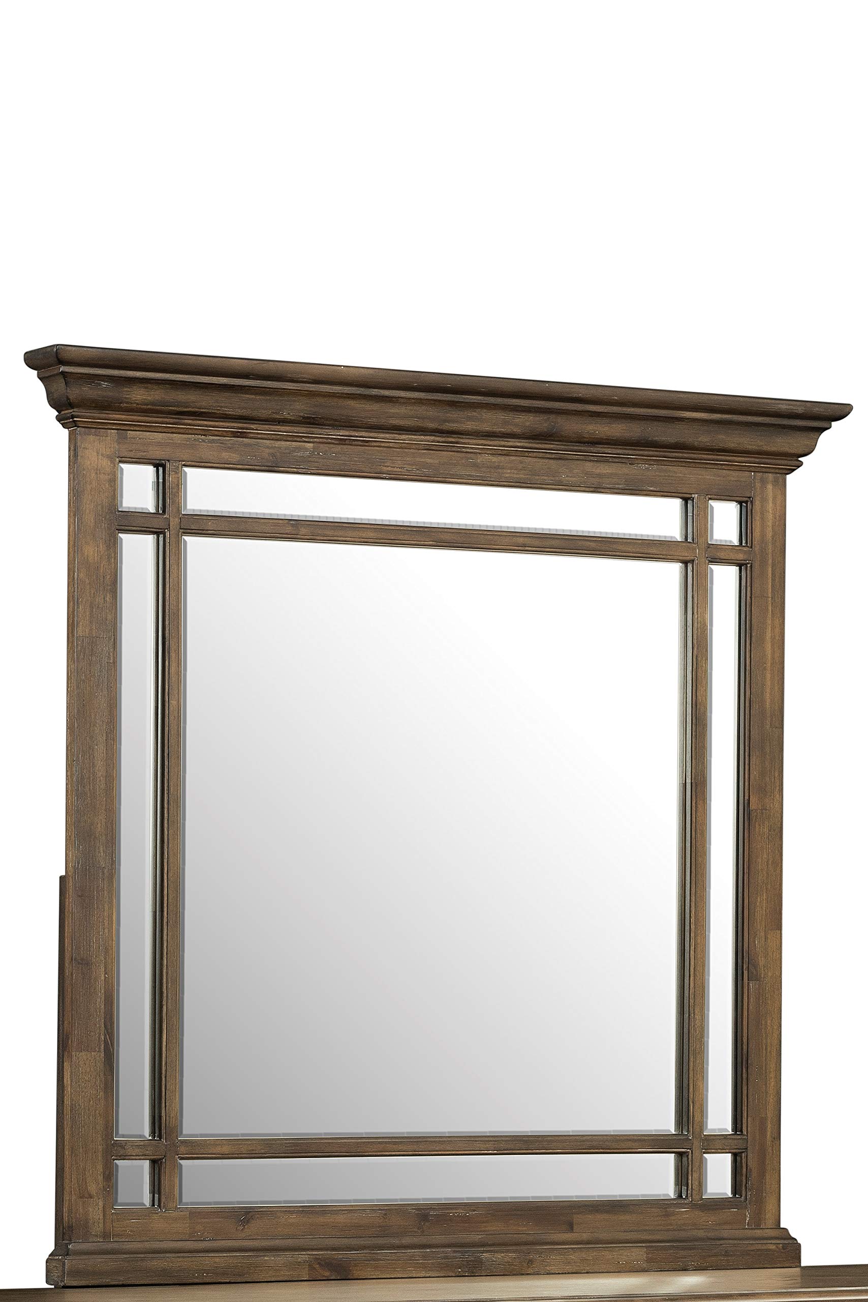 Lane Home Furnishings Brown Wall Mirror - Elegant Decorative Mirror for Living Room, Bedroom & Entryway