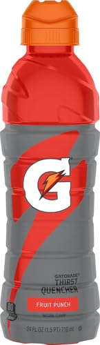 Gatorade Thirst Quencher Sports Drink Bottles - Electrolyte Hydration for Athletes & Workout Recovery - Perfect for Gym, Running, and Outdoor Activities