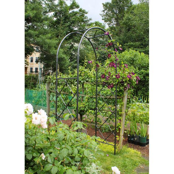 Achla Designs 30G Lattice Arbor - Elegant Garden Arch for Outdoor Weddings, Vine Support, and Backyard Decor
