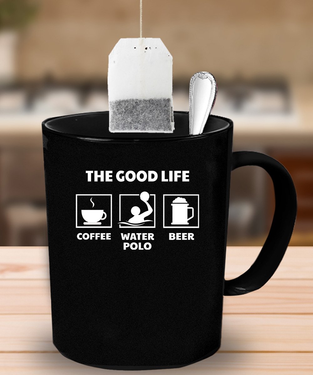 11 oz Water Polo Coffee Mug - Funny Gift for Water Polo Players - Perfect for Training, Games & Office Use