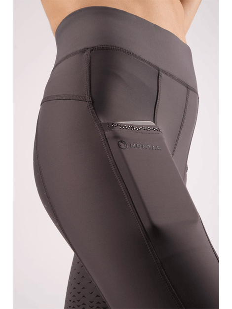 Montar Kids' Crystal Riding Tights - Equestrian Horseback Riding Pants for Girls & Boys - Perfect for Dressage, Show Jumping & Riding Lessons