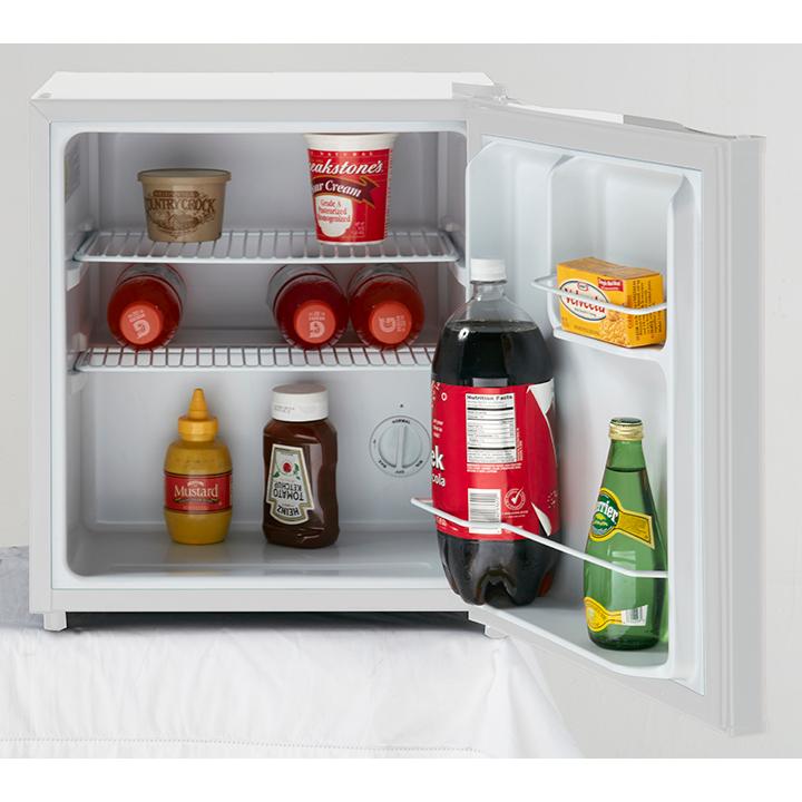 Avanti 1.7 Cubic Feet Compact Refrigerator - Energy Efficient Mini Fridge with Freezer - Perfect for Dorm, Office, Bedroom or Small Apartment