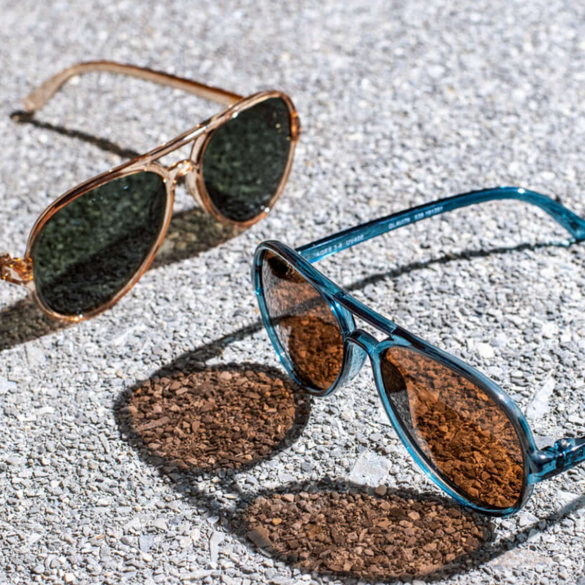 Stylish Aviator Sunglasses for Men & Women - Classic Denim Frame - UV Protection - Perfect for Driving, Travel & Outdoor Activities