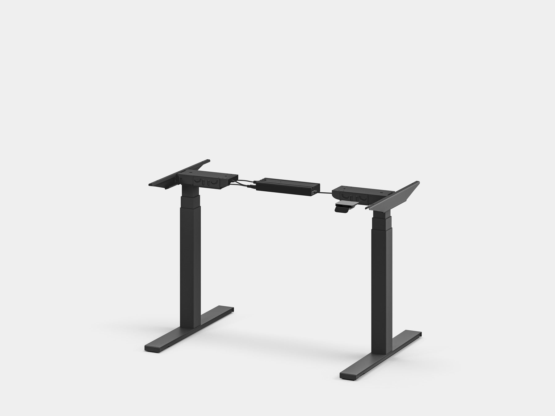Adjustable Standing Desk Frame - Electric Height Adjustable Desk Base for Home & Office - Ergonomic Workstation Solution for Better Posture & Productivity
