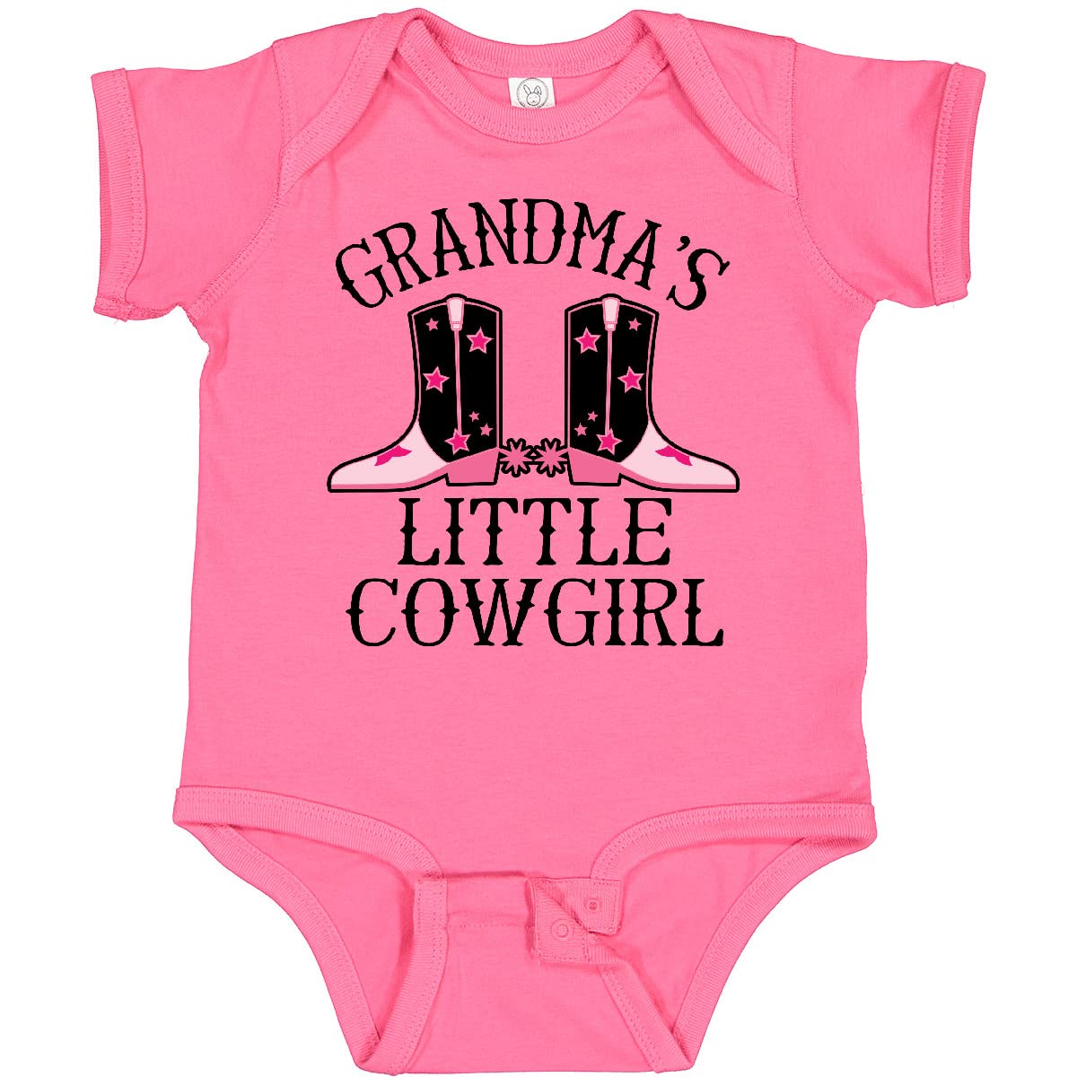 Inktastic Grandma Little Cowgirl Baby Clothes - Cute Infant Bodysuit for Girls & Boys | Perfect for Family Photos, Birthday Gifts & Cowboy-Themed Outfits