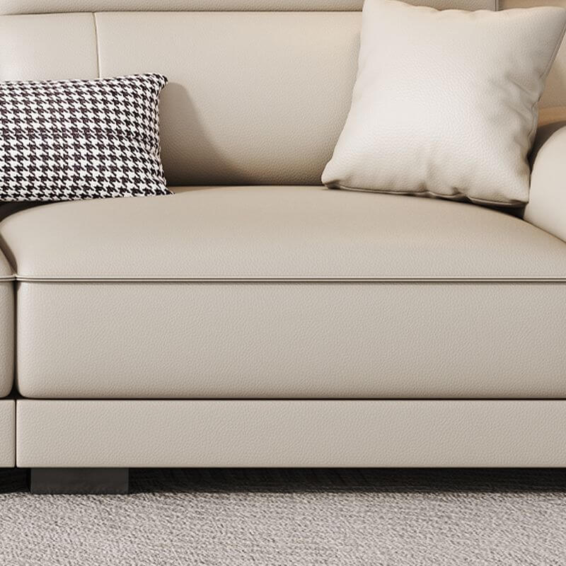 L-Shaped Left-Facing Reclining Sofa with Hidden Support - Modern Living Room Furniture for Relaxation & Entertainment