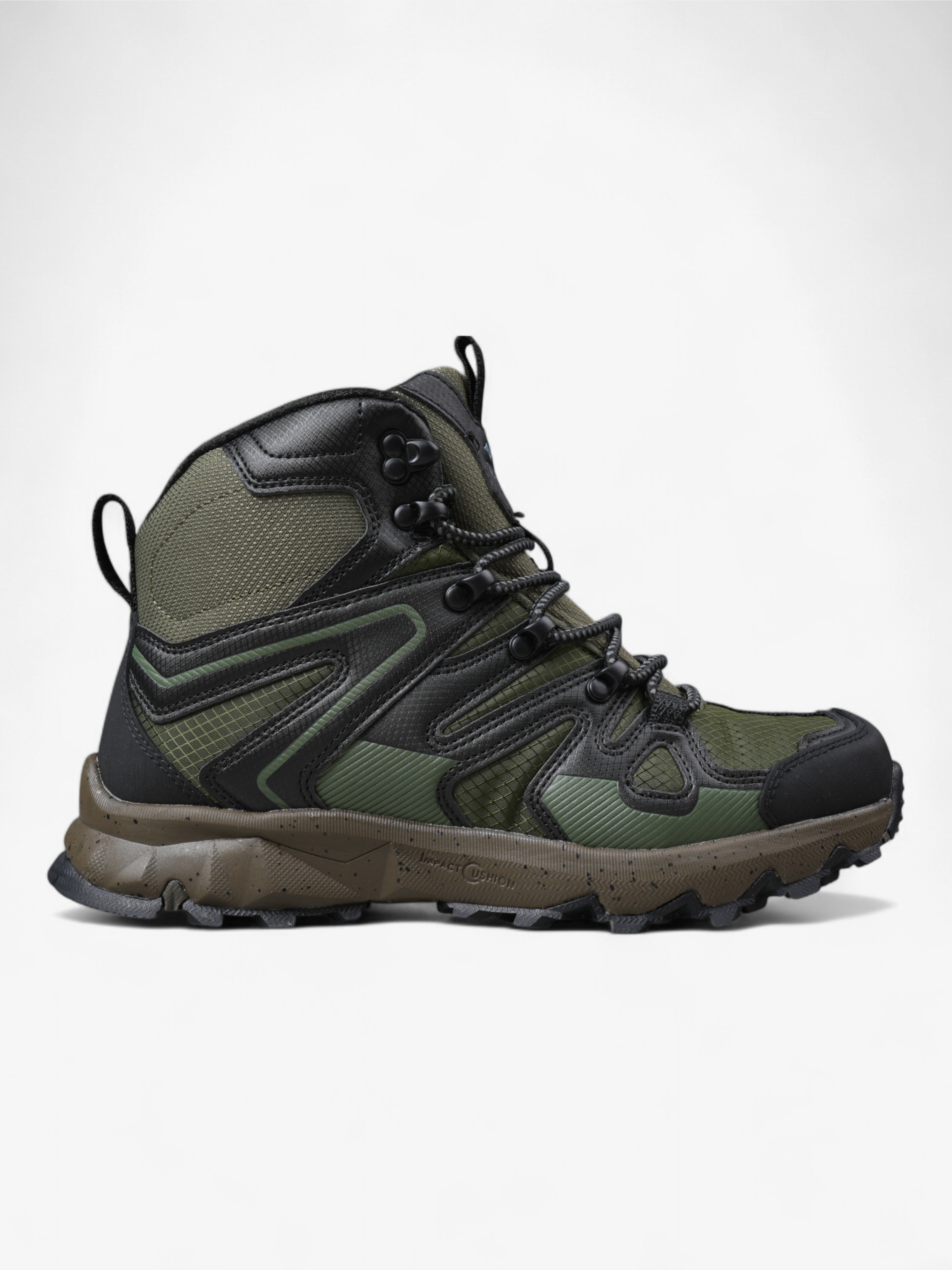 Alpine Skate Itzar Hiking Boots for Men & Women - Olive Green & Black - Durable Trekking Shoes for Outdoor Adventures, Camping, and Mountain Climbing