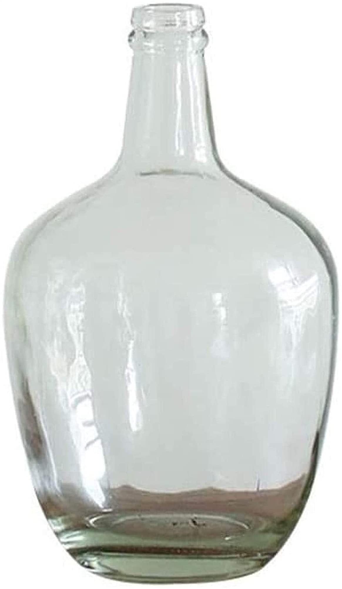 Handmade Glass Vase for Flowers - 26x16cm Simple Modern Home Decor, Coffee Shop & Hydroponic Plant Display - Perfect for Dried Flowers, Centerpieces & Interior Design