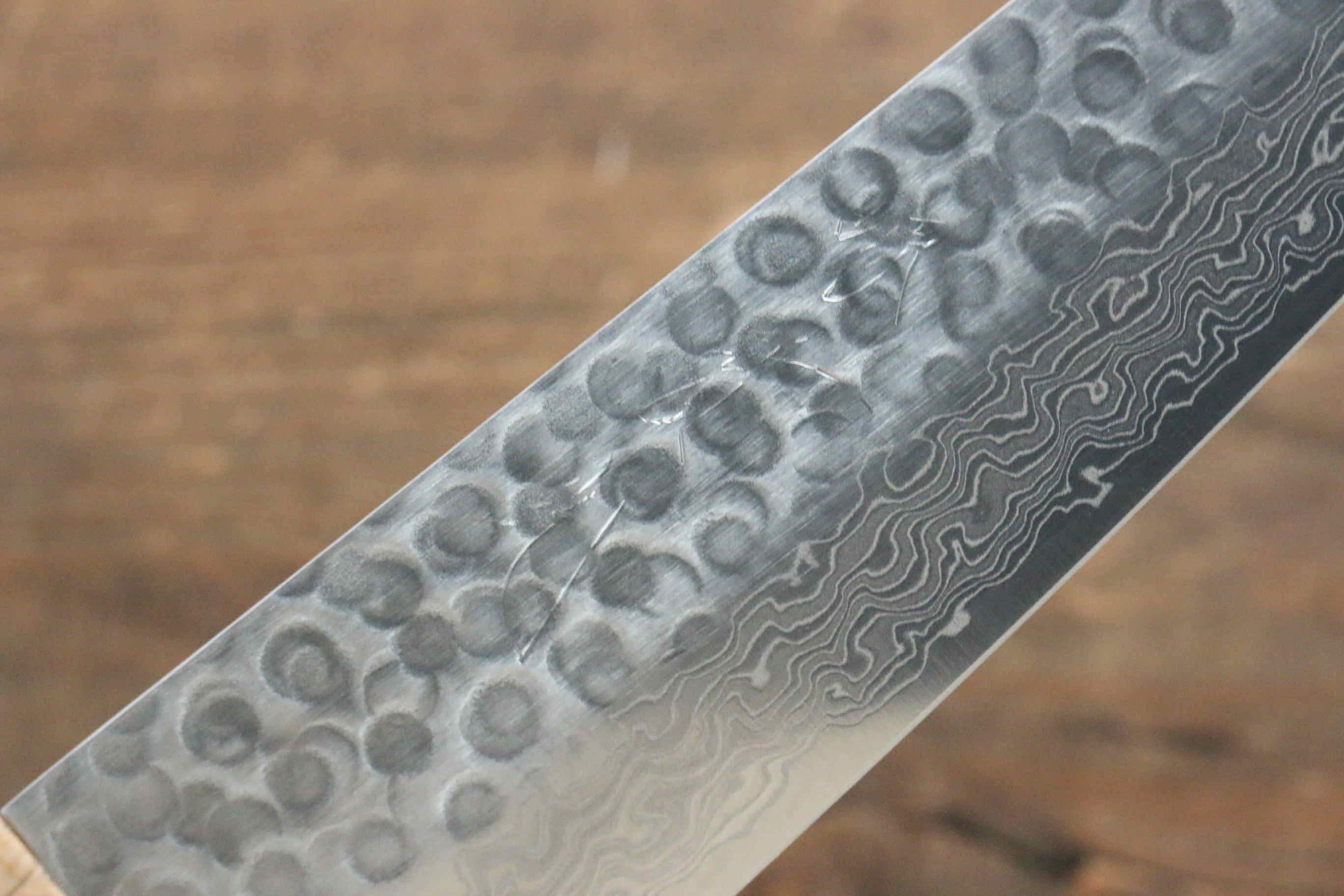 Jikko VG10 17-Layer Japanese Gyuto Chef Knife 170mm with Oak Handle - Perfect for Sushi, Sashimi & Precision Cutting