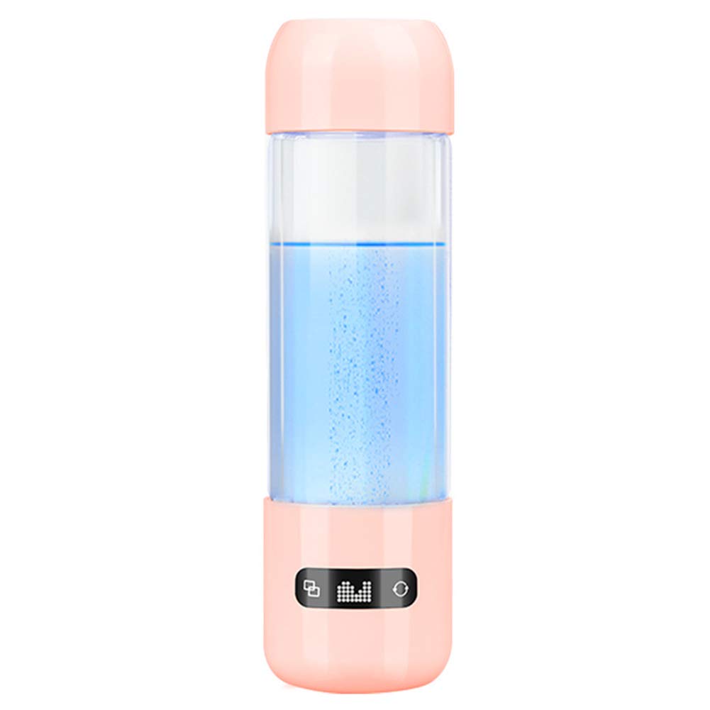 HEN'GMF Portable Hydrogen Water Generator Bottle - USB Rechargeable Hydrogen Rich Water Maker with Ionizer Filter | Healthy Alkaline Hydrogen Water for Travel, Gym & Daily Hydration