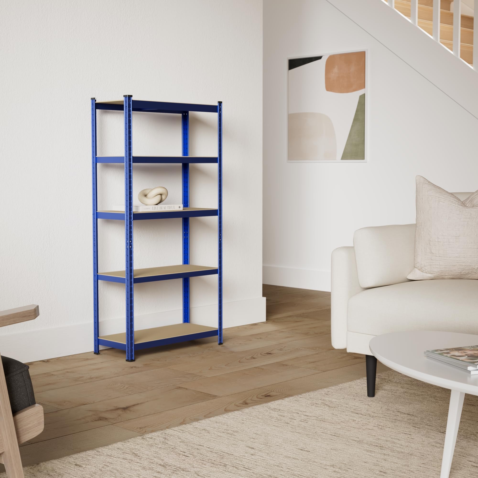 5-Tier Heavy Duty Adjustable Metal Storage Shelving Unit - 28