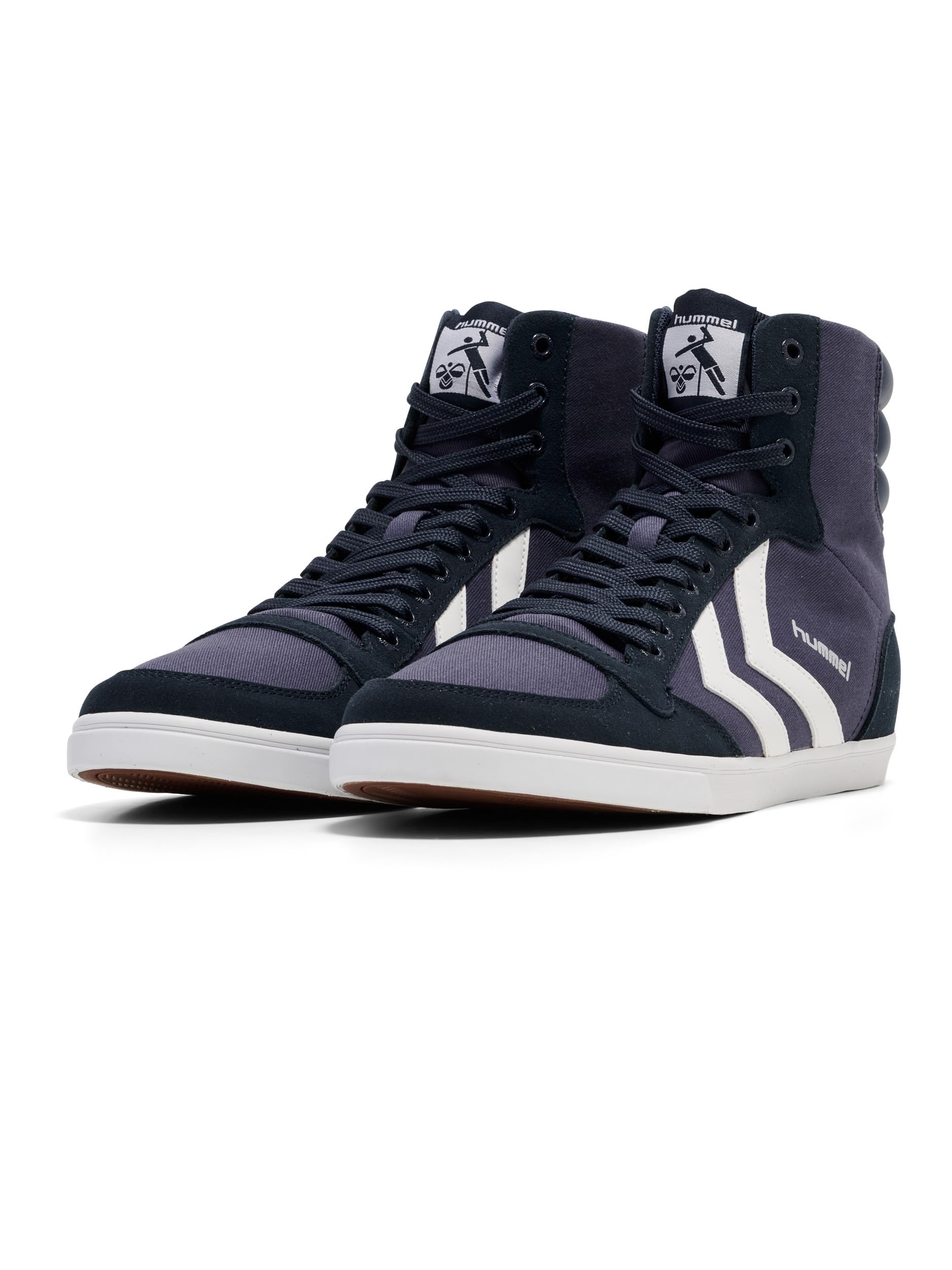 Hummel Unisex Hi-Top Trainers - Classic High-Top Sneakers for Men & Women | Comfortable Athletic Shoes for Running, Gym & Casual Wear