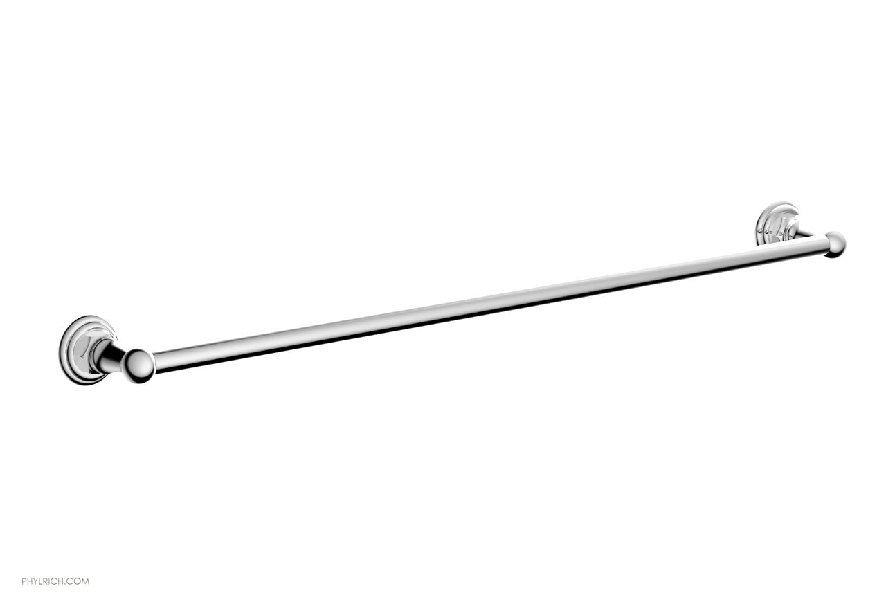 HEX TRADITIONAL 30-Inch Towel Bar - Chrome Finish Bathroom Towel Rack for Modern Homes - Perfect for Bathrooms, Kitchens & Laundry Rooms