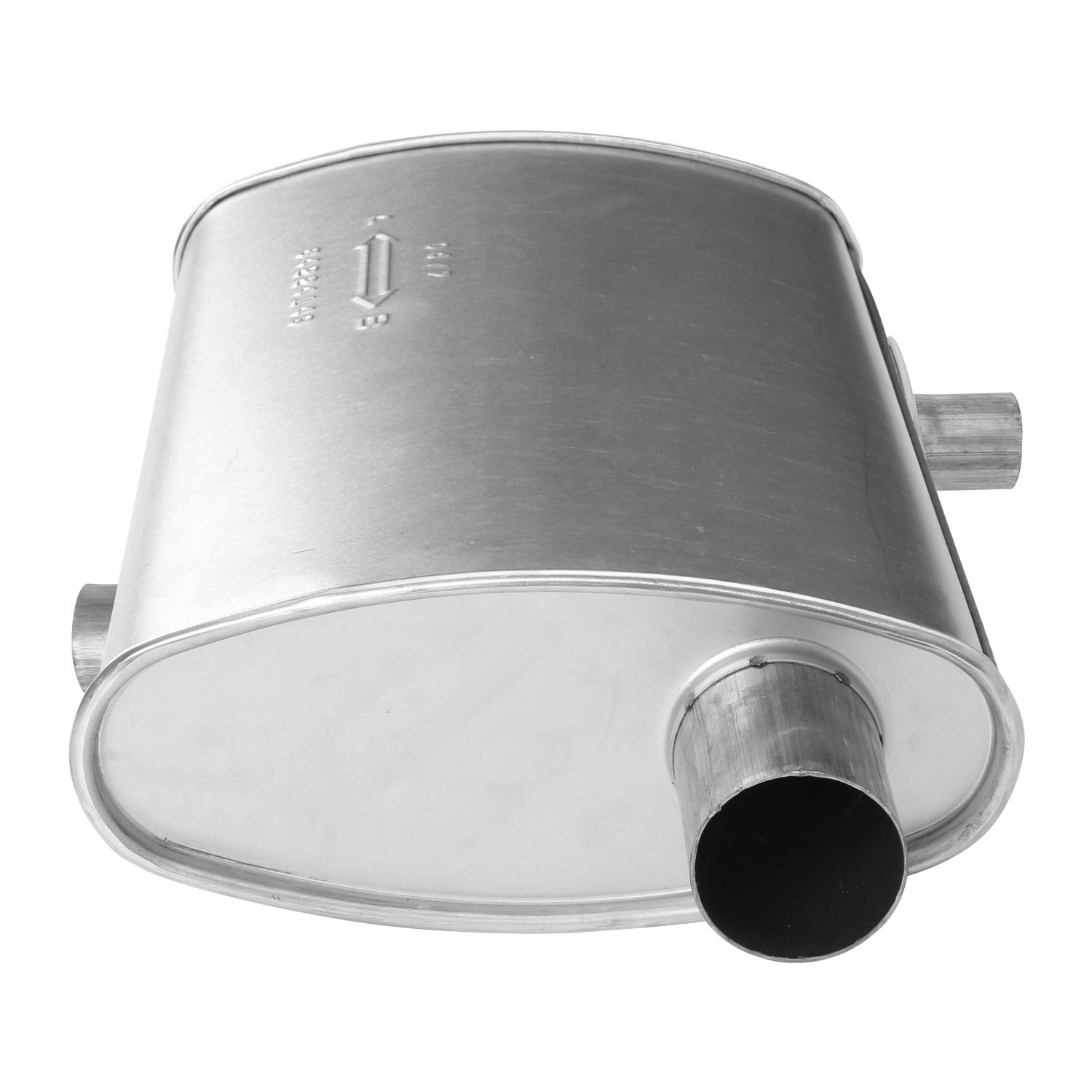 AP Exhaust Products 2272 High-Performance Exhaust Muffler for Trucks & SUVs - Reduce Noise & Improve Engine Efficiency for Off-Road & Daily Driving