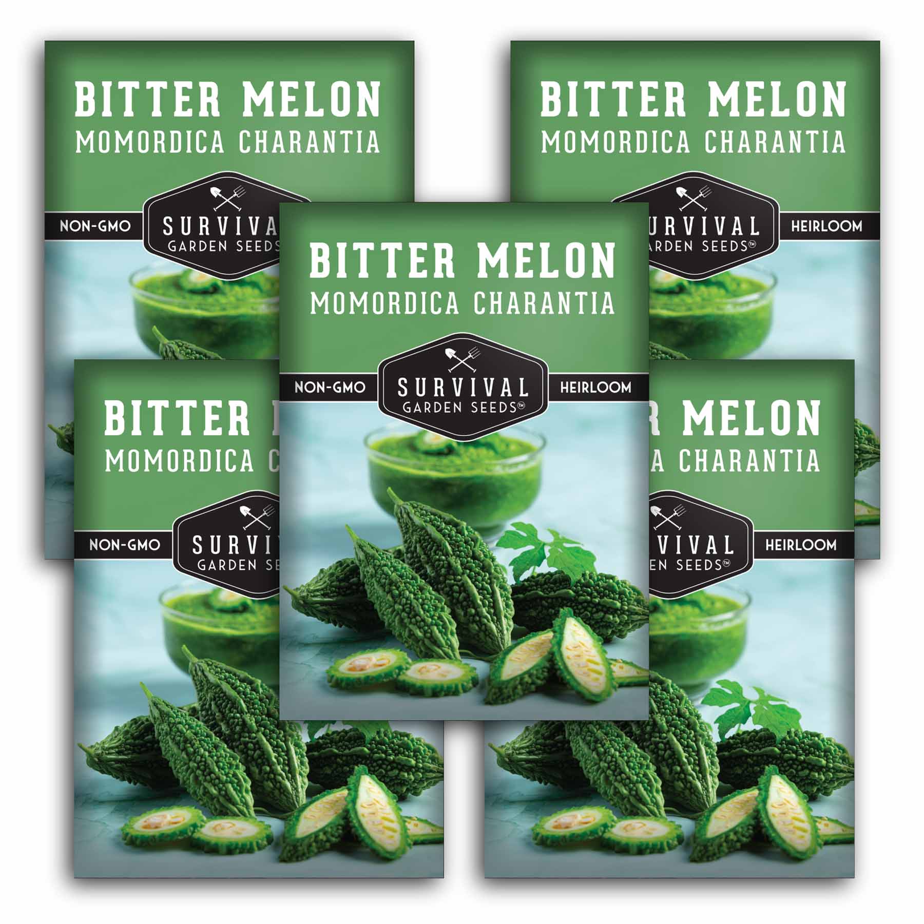 Organic Bitter Melon Seeds for Planting - Non-GMO Bitter Gourd Seeds for Home Garden, Healthy Cooking & Natural Remedies