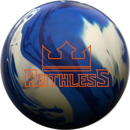 Ruthless Solid Hammer Bowling Ball - Blue/Dark Blue/White | High Performance for Strikes & Spares | Perfect for League Play & Tournament Competition