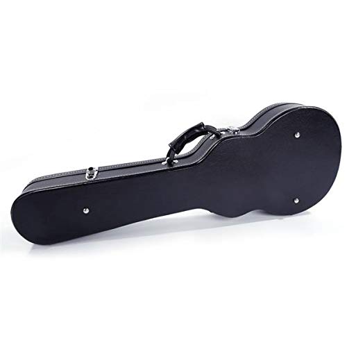 Premium Electric Guitar Hard Case for Music Lovers - Microgroove Bulge Surface, Black - Fast 3-7 Day Delivery - Perfect for Gigging, Travel & Studio Protection