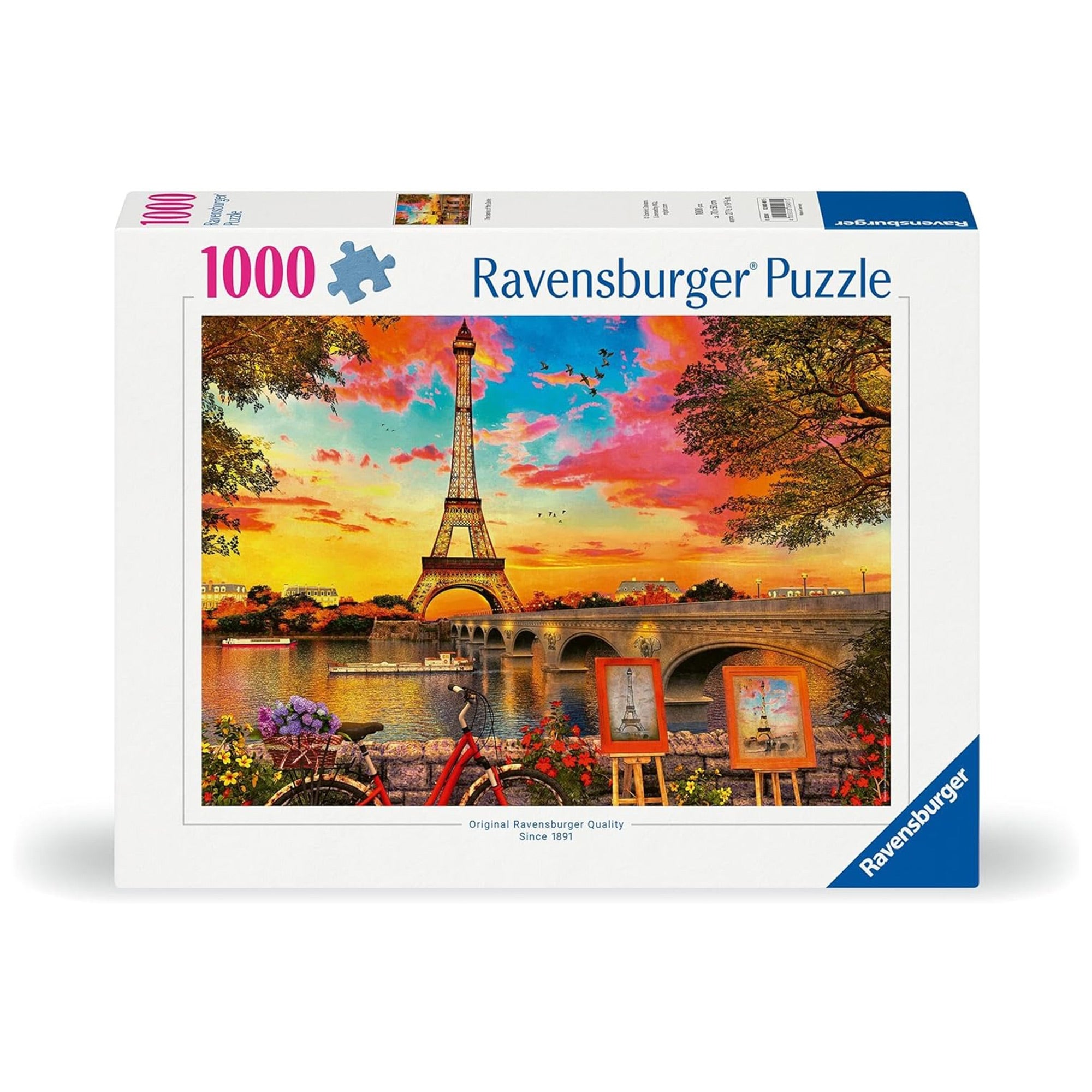 Adult Puzzle - An Evening on the Seine, 1000 Piece Jigsaw Puzzle for Relaxation & Stress Relief | Perfect for Family Game Night & Home Decor