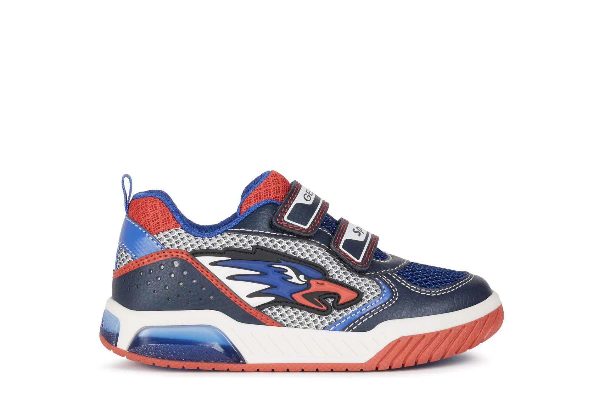 Geox J Inek B Boys' Sneakers - Lightweight Breathable School Shoes for Active Kids | Perfect for Running, Playground & Daily Wear