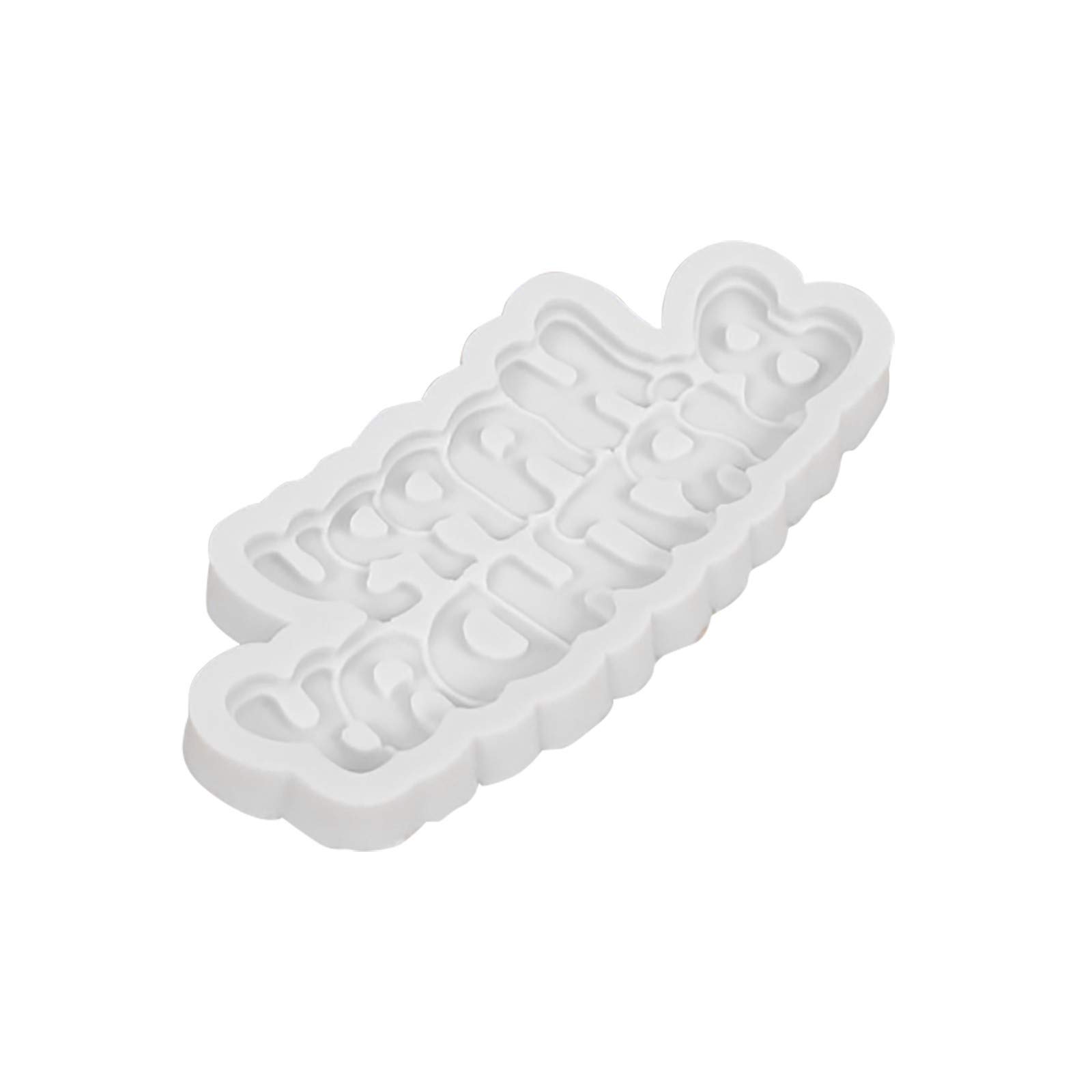 3D Silicone Fondant Mold for Cake Decorating - Baking Chocolate, Sugar Craft Tool - Round Bread Pan for Kitchen, Dining & Bar (White, One Size) - Perfect for Birthday Cakes, Wedding Desserts & DIY Baking Projects