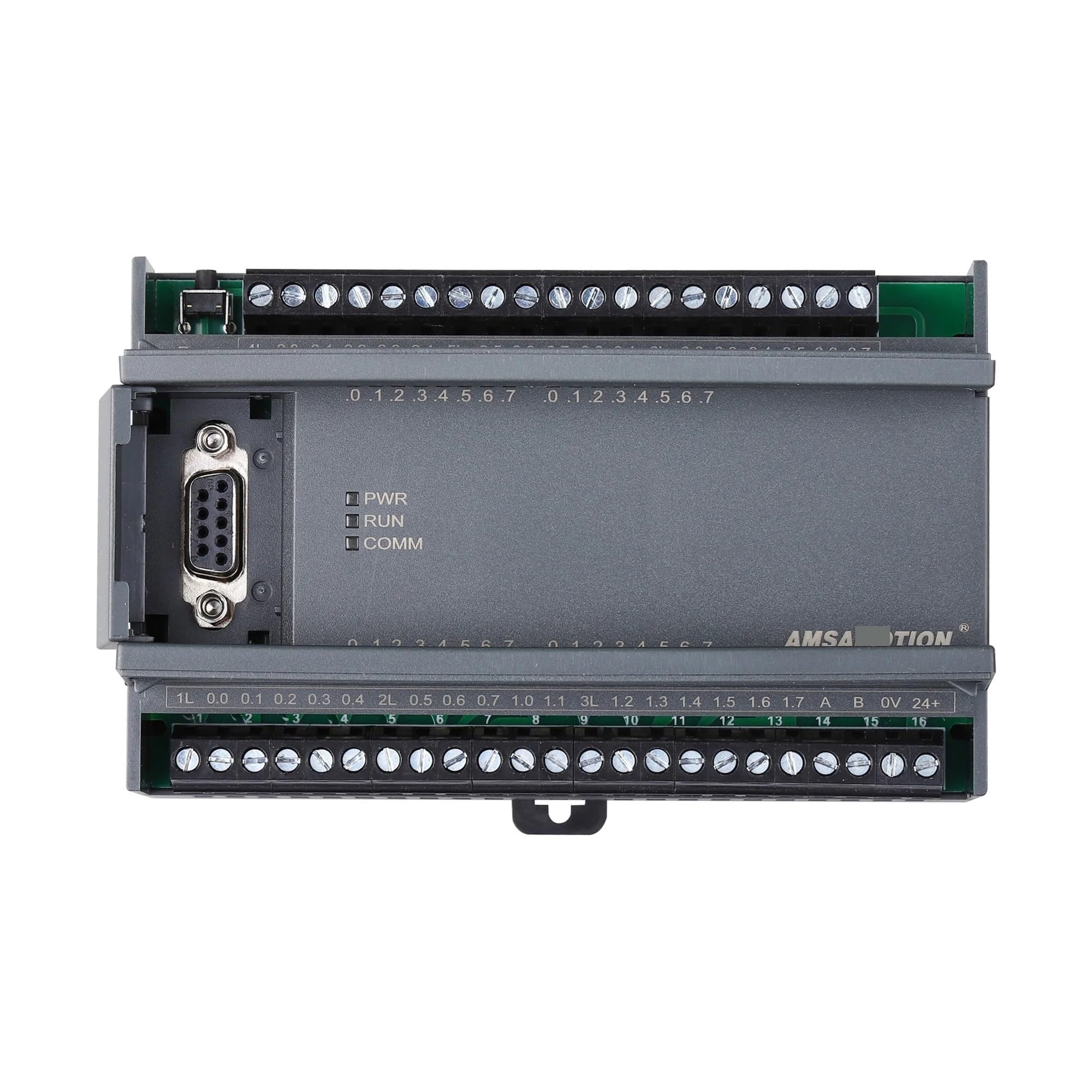 Industrial Grade MODBUS RTU Modbus-IO8R-A Ethernet Converter Server with 16I/16O/32I/32T Analog Output Relay Module - Extensible for Factory Automation, SCADA Systems & Industrial IoT Applications (Color: 16I-16O-RELAY)